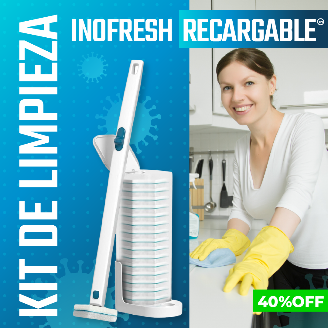 ¡EXCLUSIVO! KIT LIMPIEZA INOFRESH RECARGABLE