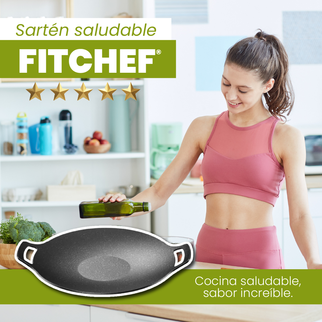 ¡PRODUCTO EXCLUSIVO! SARTÉN SALUDABLE FITCHEF