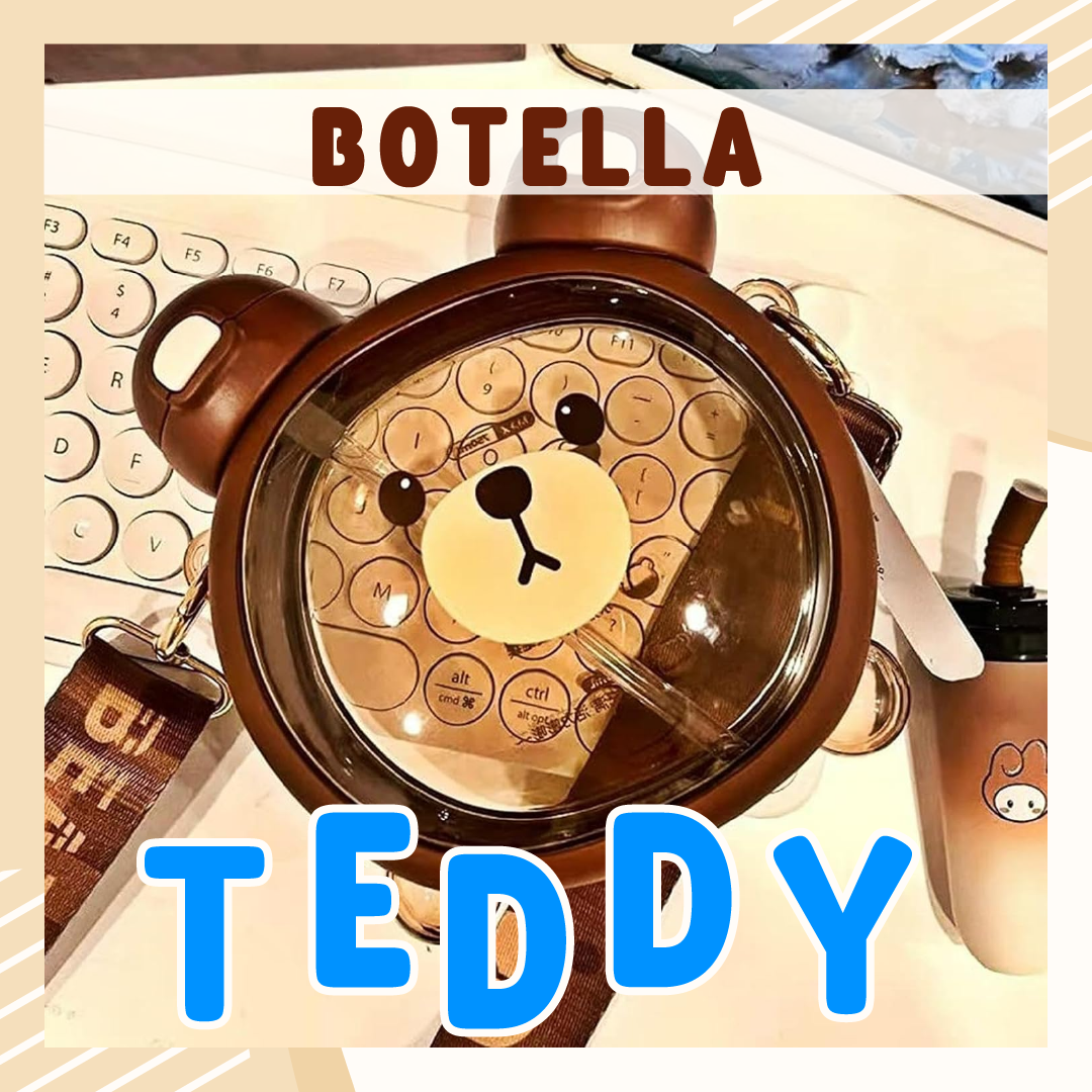 ¡COLECCIÓN DE LIQUIDACIÓN! BOTELLA DE AGUA  TEDDY