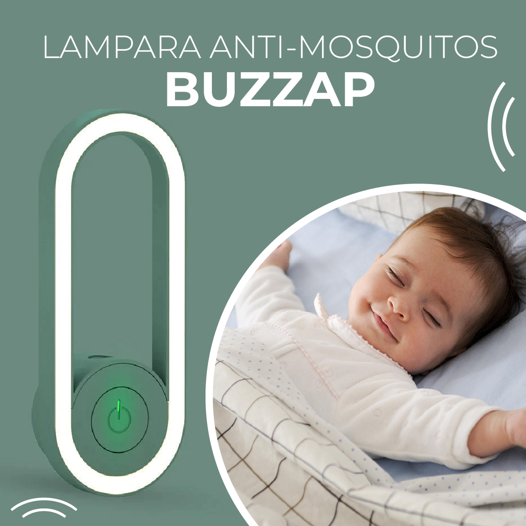 ¡EXCLUSIVO! LÁMPARA ANTIMOSQUITOS BUZZAP