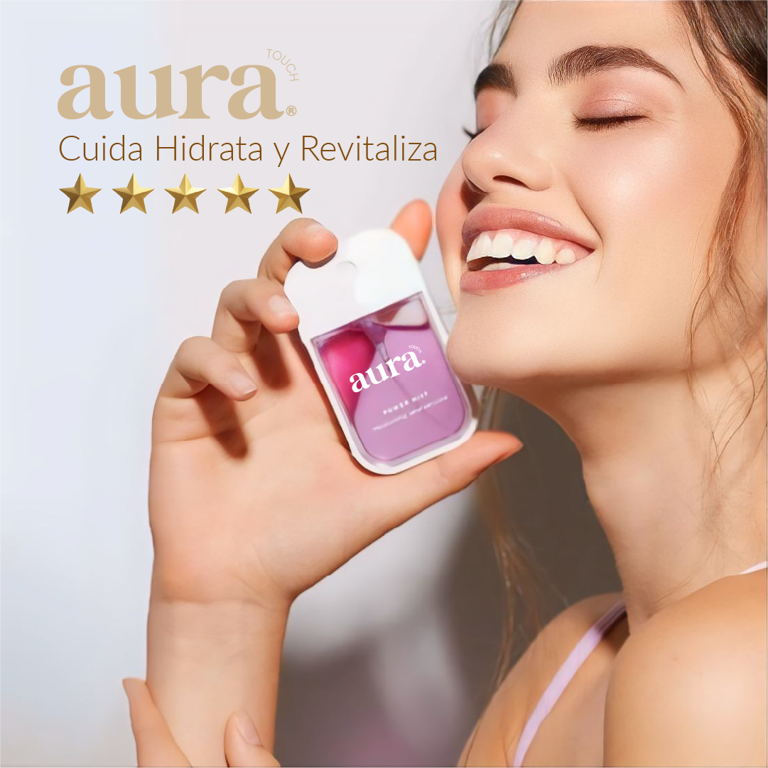 ¡EXCLUSIVO! PERFUME DE MANOS SETX2 AURA PURETOUCH®