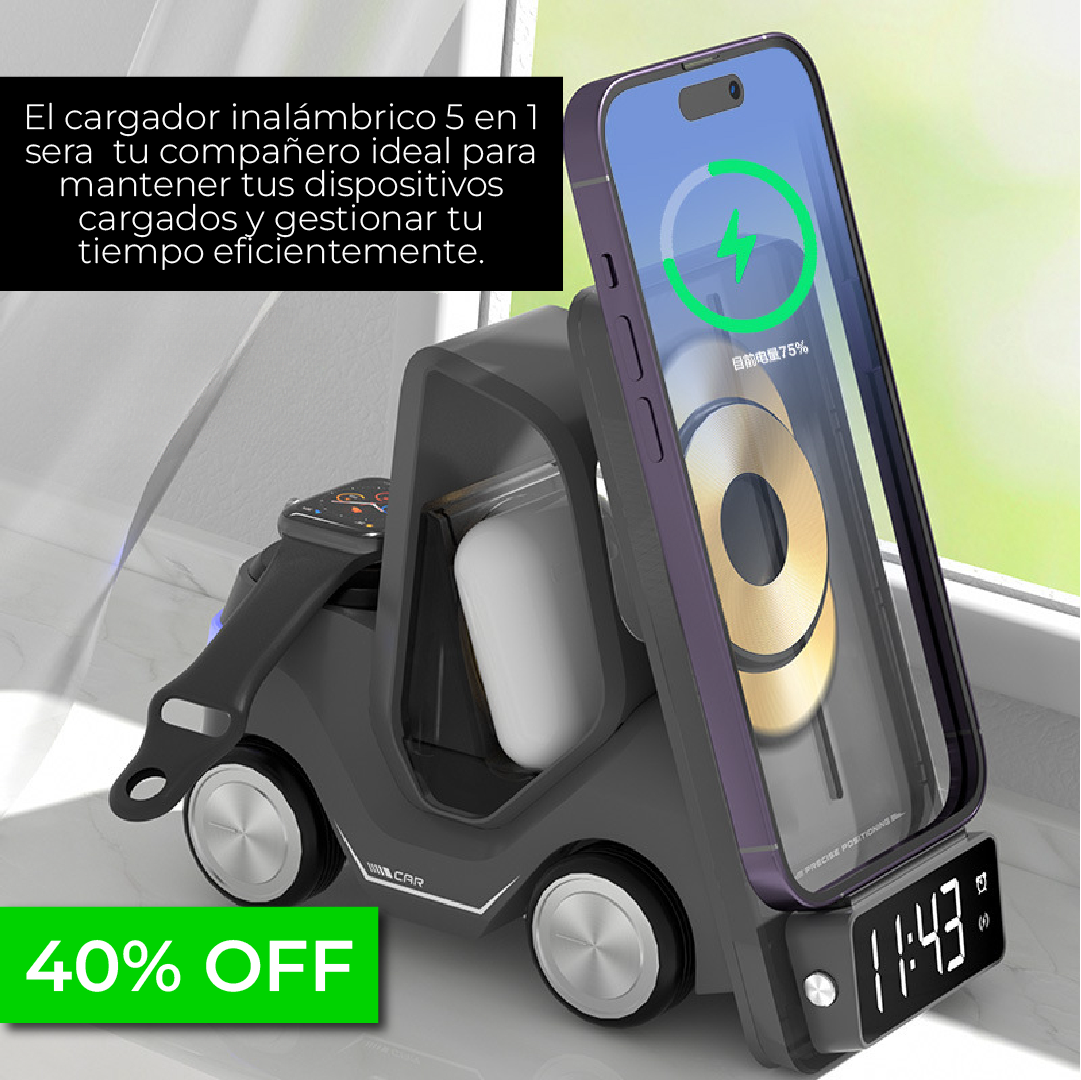 ¡PRODUCTO EXCLUSIVO! CHARGER X 5 EN 1