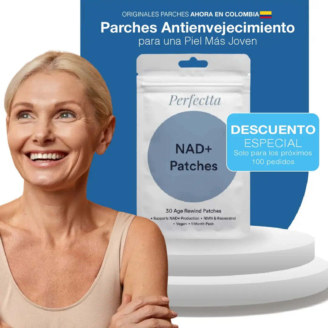 ¡PRODUCTO EXCLUSIVO! PARCHES ANTIENVEJECIMIENTO TT