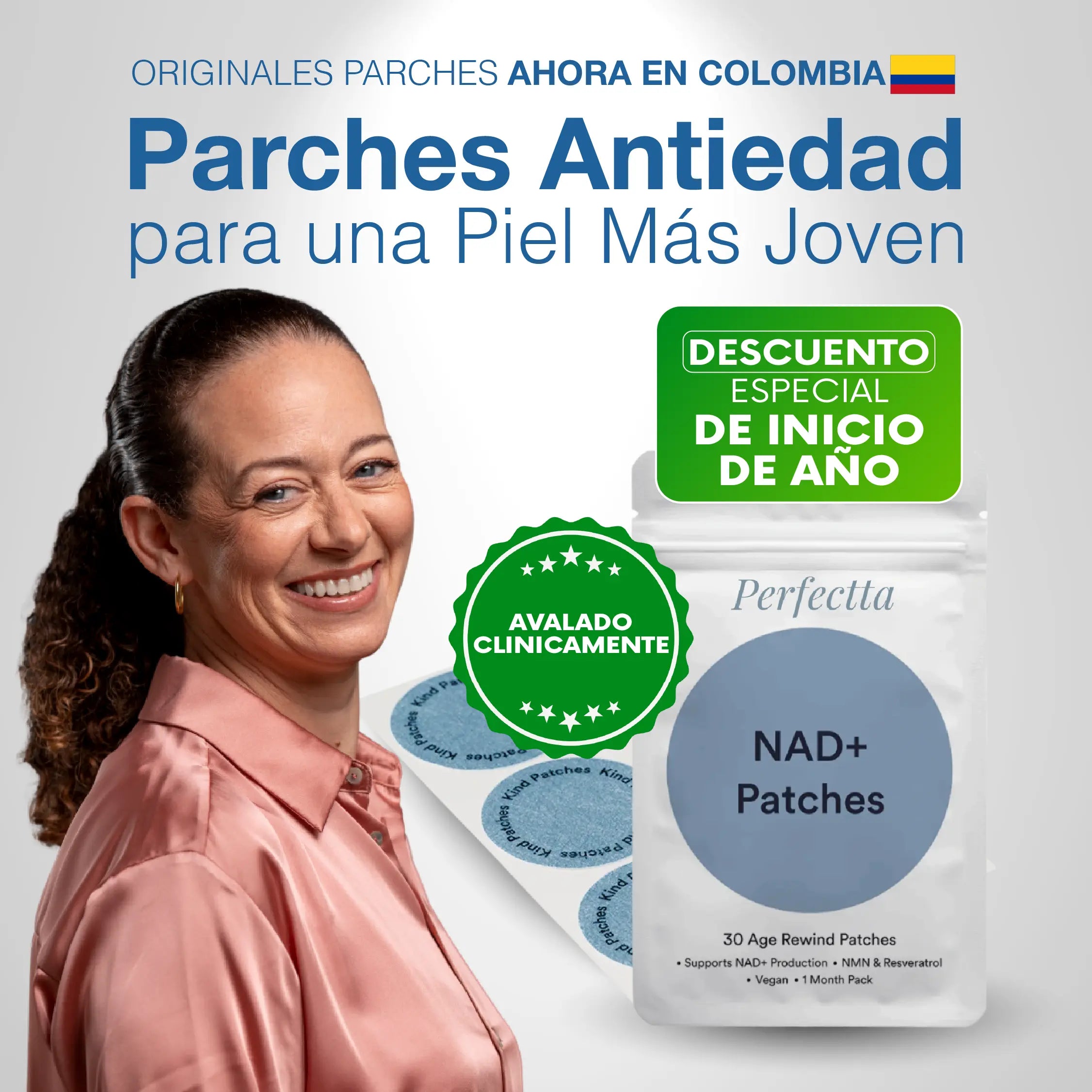PRODUCTO ADICIONAL! PARCHES ANTIEDAD | NAD+