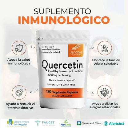 QUERCETINA CON BIOFLAVONOIDES – REFUERZA TU SISTEMA INMUNE, CARDIOVASCULAR Y RESPIRATORIO