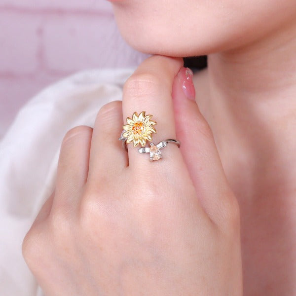 ¡¡PRODUCTO EN TENDENCIA!! ANILLO GIRATORIO DE GIRASOL MKT C