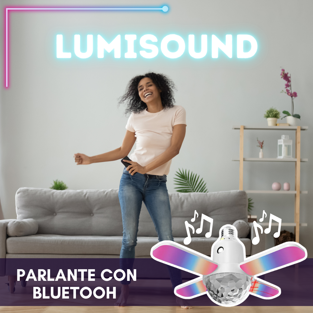 ¡IMPORTADO! BOMBILLA PARLANTE BLUETOOTH LUMISOUND