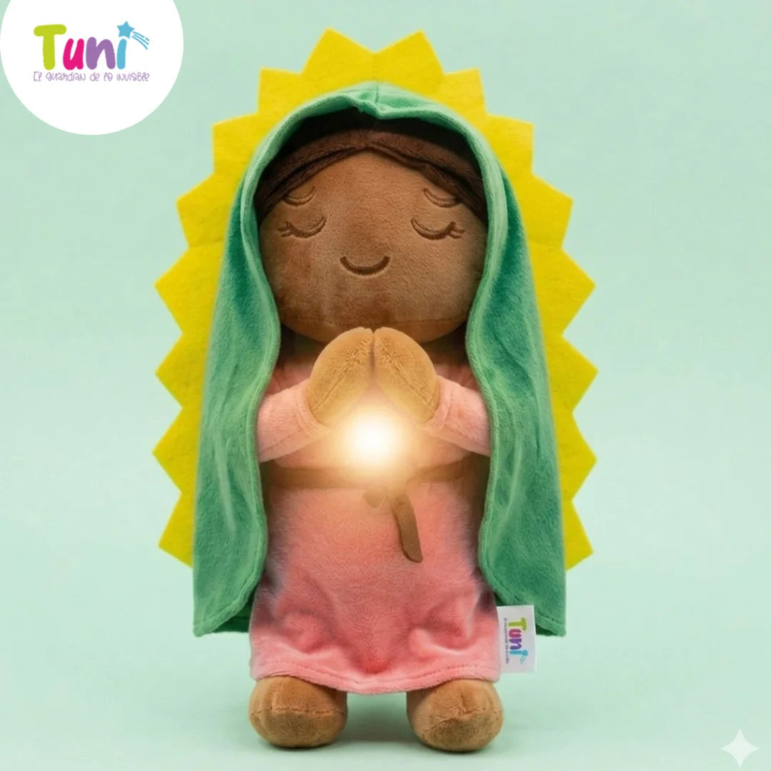 PELUCHES TUNI QUE ENSEÑA A DORMIR SOLO  |  INCLUYE AUDIO  Padre Nuestro y Angel de mi Guarda
