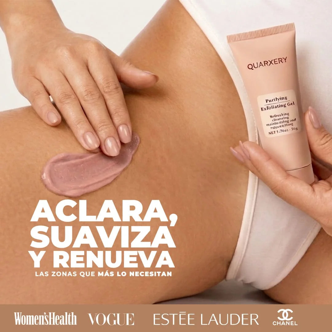 GEL EXFOLIANTE ACLARADOR 3 EN 1 + ACEITE DE JOJOBA | ¡PIEL SUAVE Y RENOVADA ✨