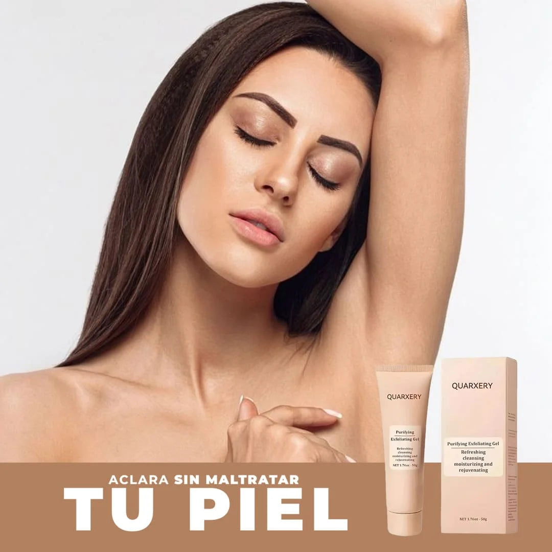 GEL EXFOLIANTE ACLARADOR 3 EN 1 + ACEITE DE JOJOBA | ¡PIEL SUAVE Y RENOVADA ✨