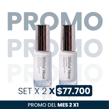 WhiteNow™ BLANQUEADOR DENTAL SET X2 | SONRISA BLANCA