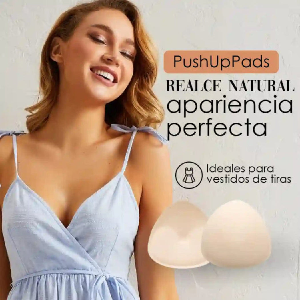¡ÚNICO EN COLOMBIA! PushUpPads -  PADS DISCRETOS, CON EFECTO PUSH-UP