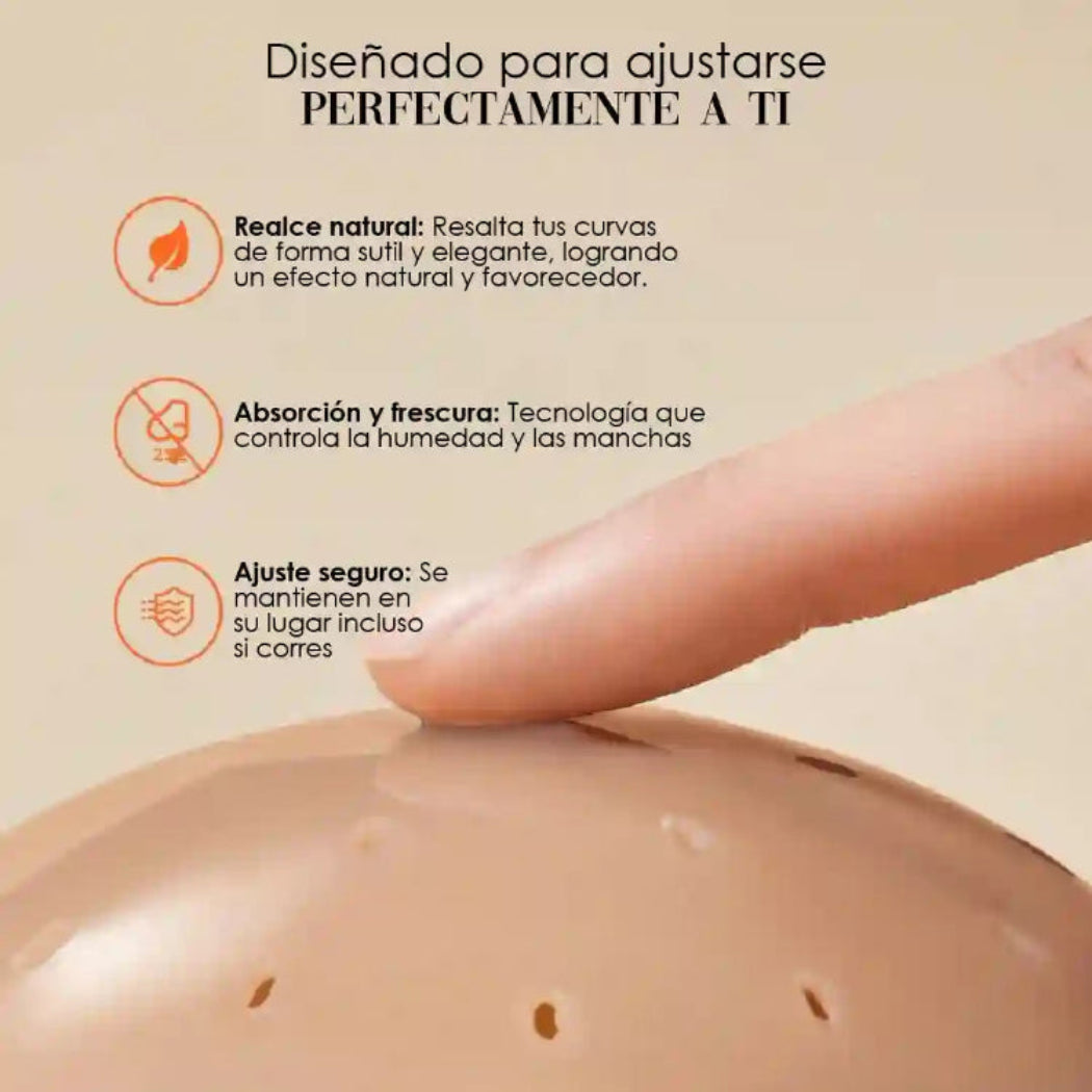 ¡ÚNICO EN COLOMBIA! PushUpPads -  PADS DISCRETOS, CON EFECTO PUSH-UP