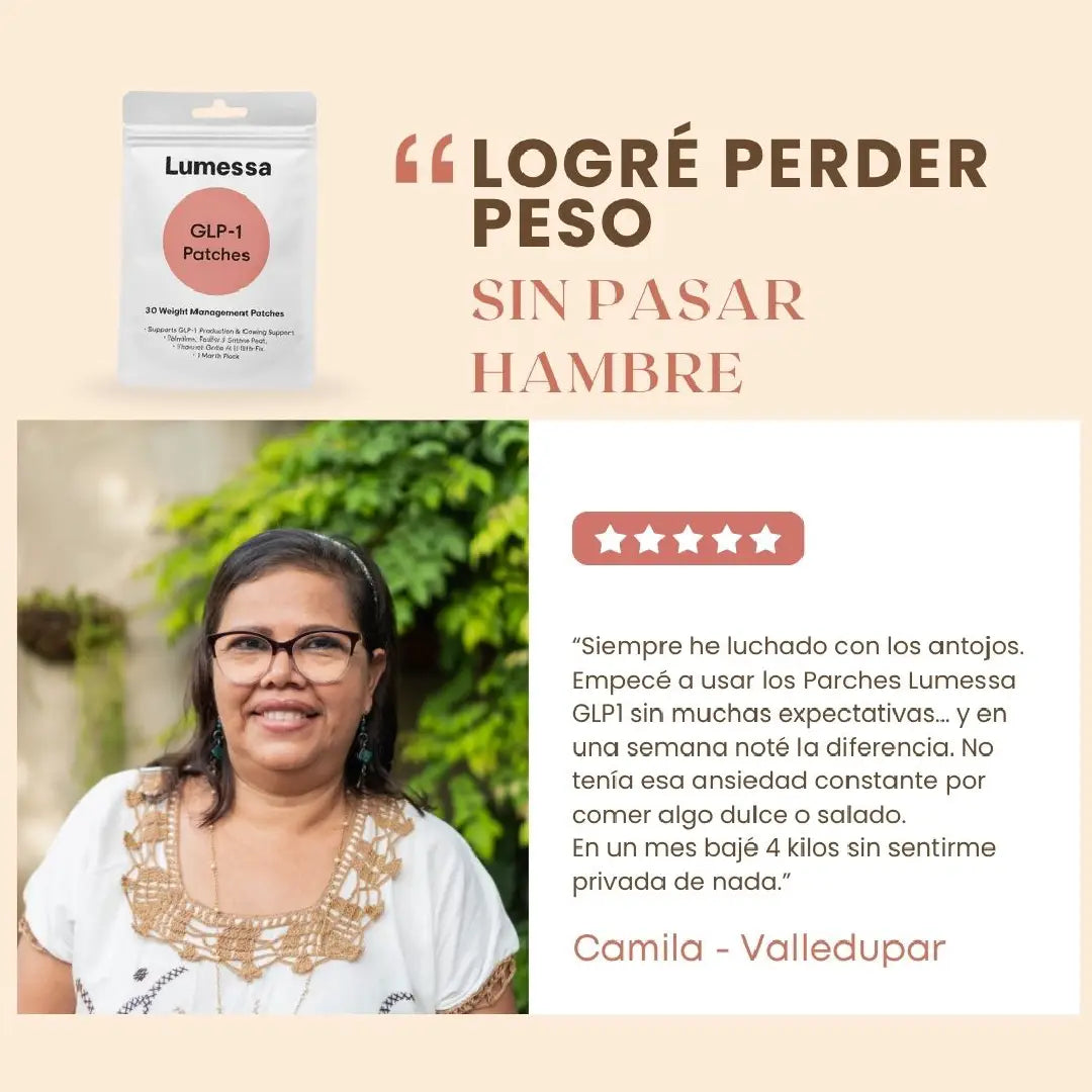 ¡PRODUCTO IMPORTADO 🇺🇲! PARCHES LUMESSA CON GLP-1