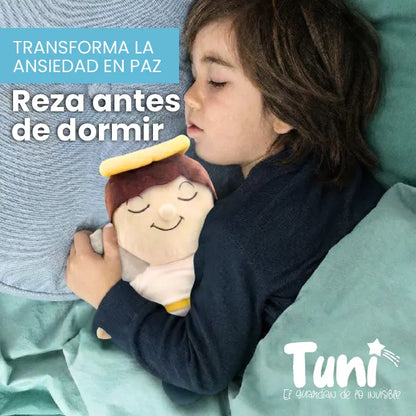 PELUCHE TUNI ÁNGEL|  INCLUYE AUDIO  Padre Nuestro y Angel de mi Guarda