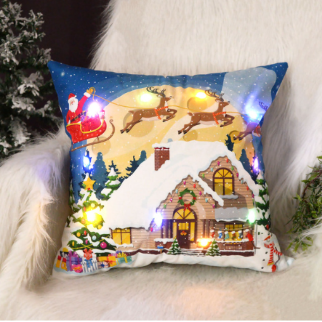¡PRODUCTO EXCLUSIVO! FUNDAS COJINES LED NAVIDEÑAS