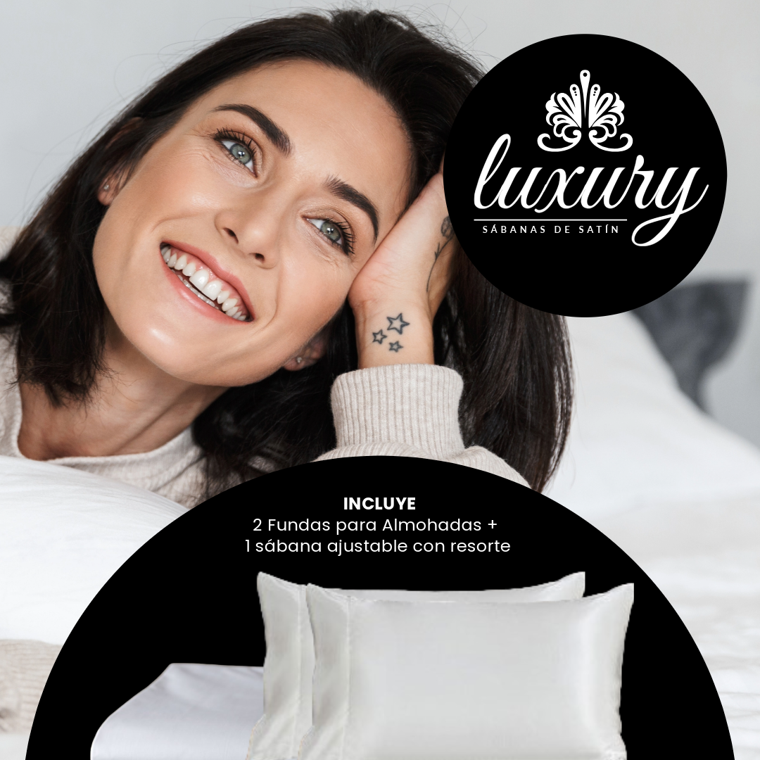 ¡NUEVO! SET LUXURY SÁBANAS SATÍN