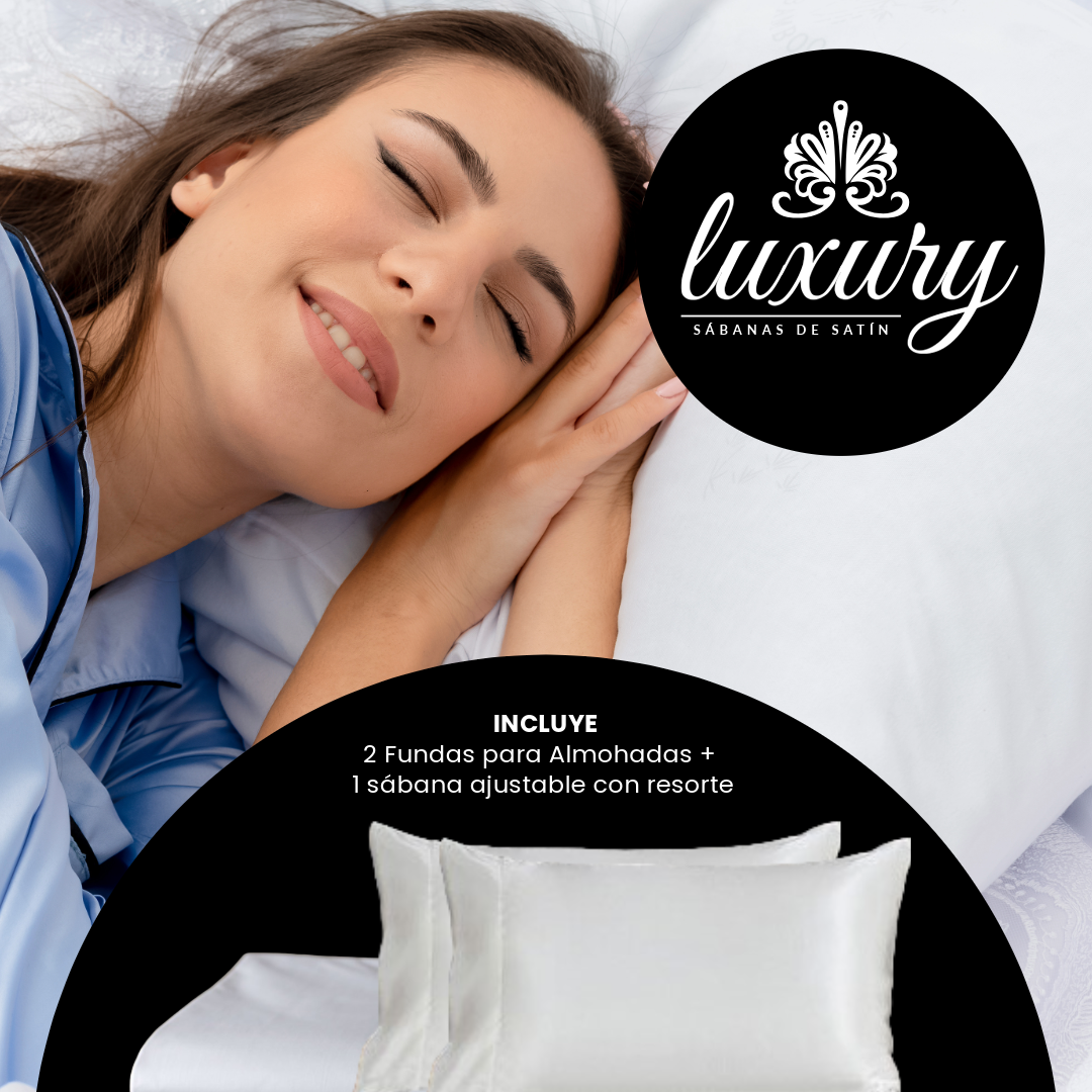 ¡NUEVO! SET LUXURY SÁBANAS SATÍN