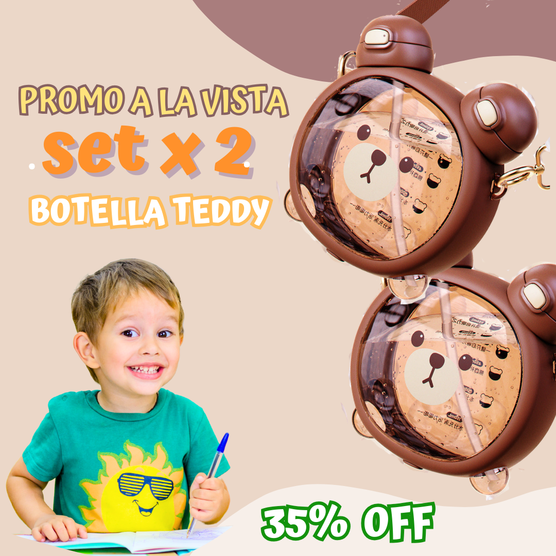¡EN TENDENCIA! 2X1 EN BOTELLAS TEDDY MKT E