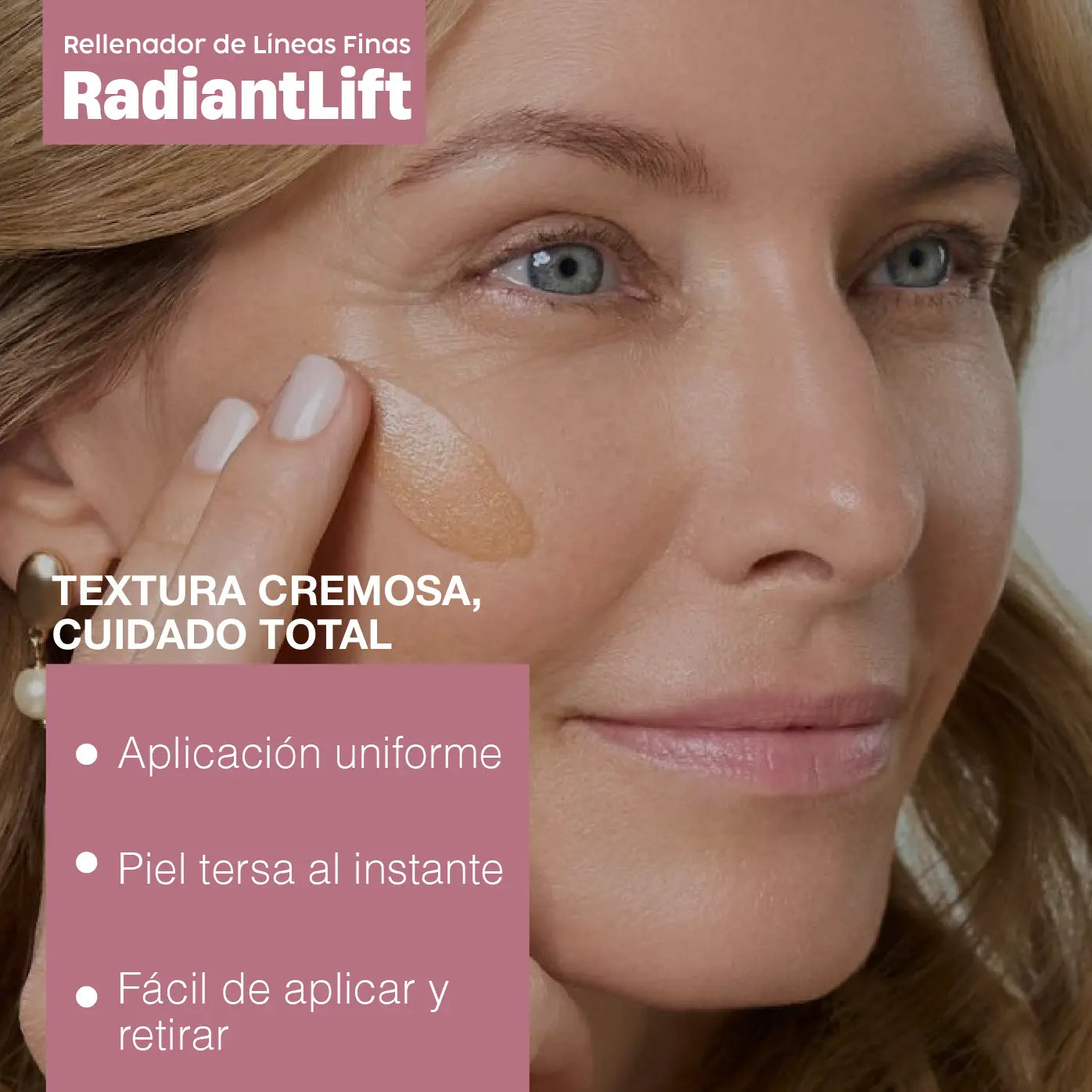 RELLENADOR DE LÍNEAS FINAS RADIANTLIFT | DIFUMINA LÍNEAS DE EXPRESIÓN Y PREPARA LA PIEL PARA EL MAQUILLAJE