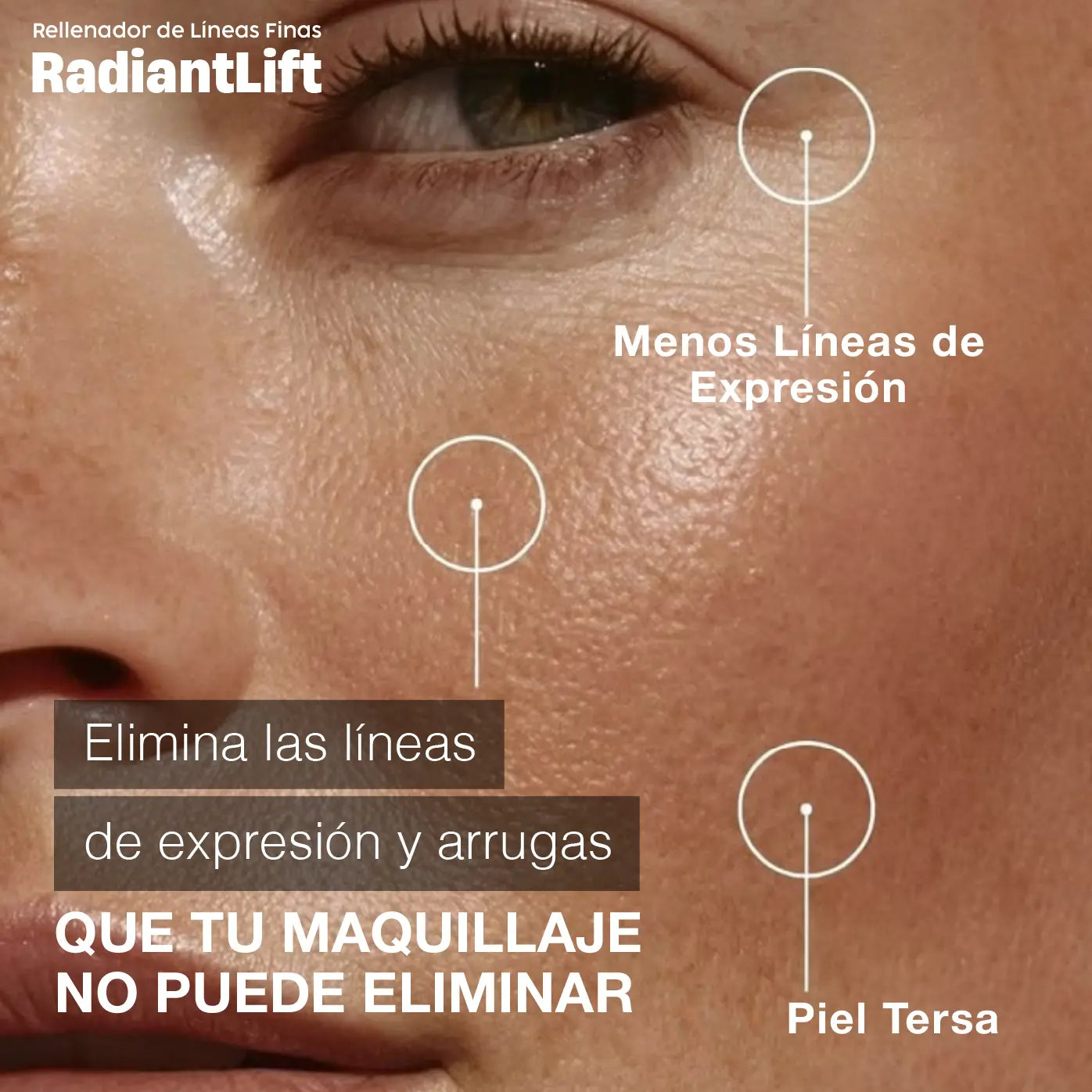 RELLENADOR DE LÍNEAS FINAS RADIANTLIFT | DIFUMINA LÍNEAS DE EXPRESIÓN Y PREPARA LA PIEL PARA EL MAQUILLAJE