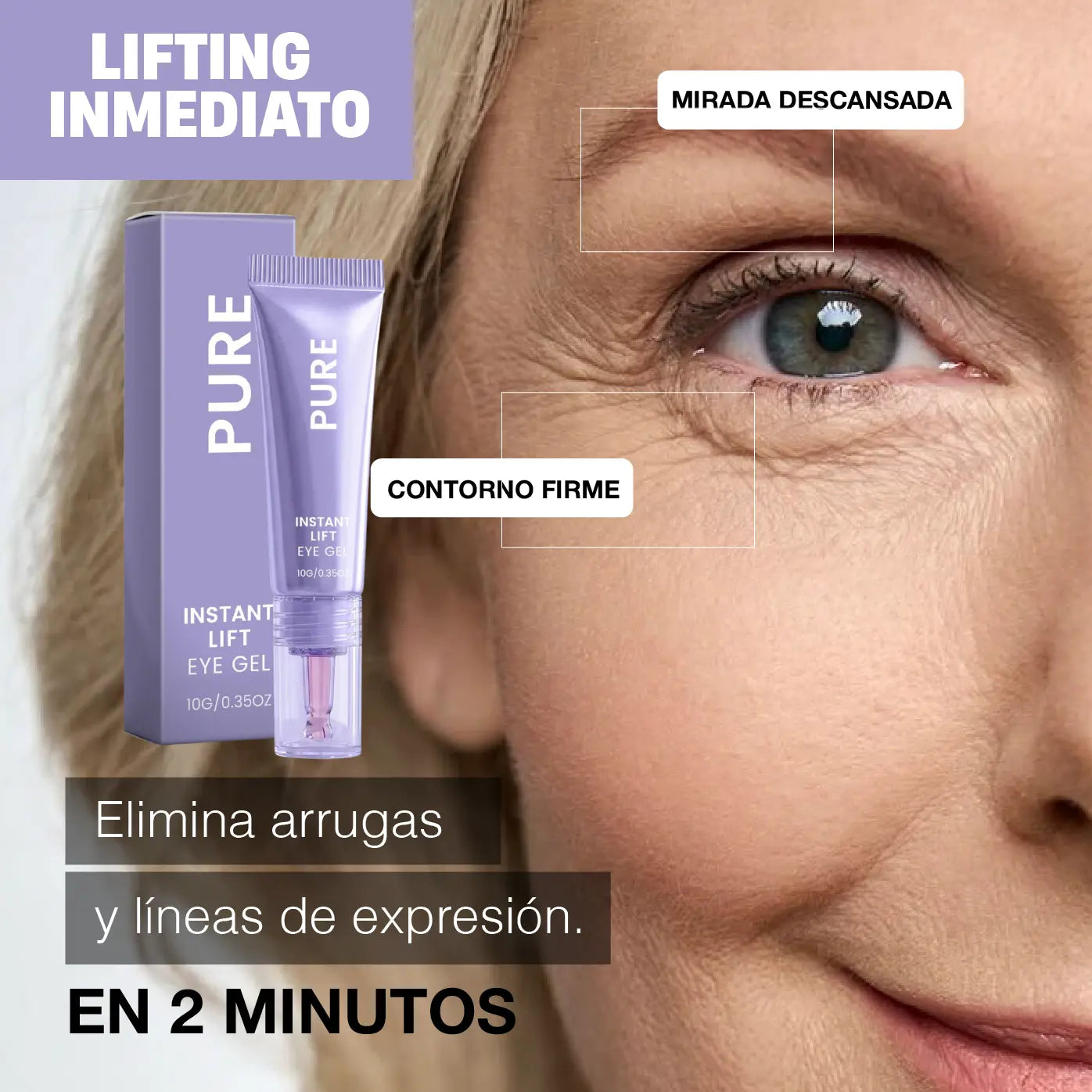 GEL-LIFT | LIFTING INSTANTANÉO DE OJOS | SERUM ANTIARRUGAS