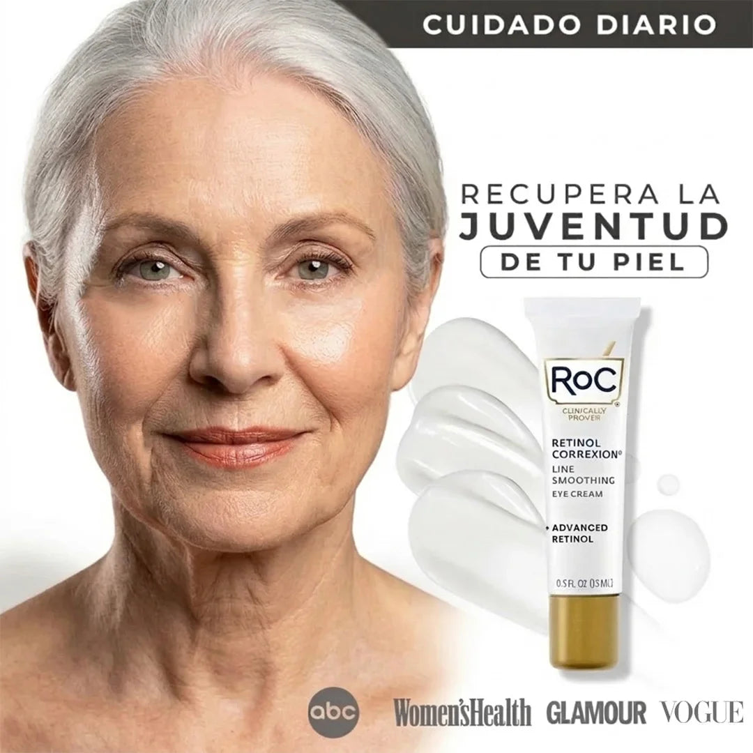 ROC Contorno de Ojos Antiedad 👁️ | Reduce Ojeras, Bolsas y Arrugas