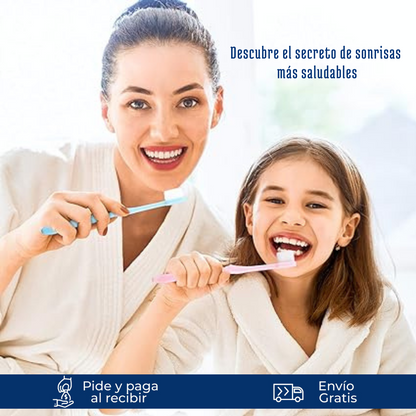 ¡PRODUCTO EXCLUSIVO! SET X 4 CEPILLOS FREEBRUSH FAMILIA