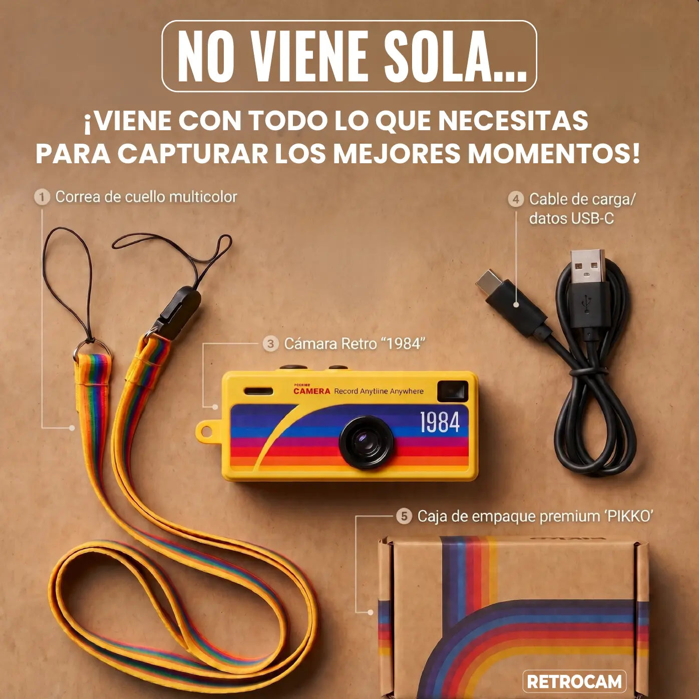 RETROCAM | MINI CÁMARA RETRO