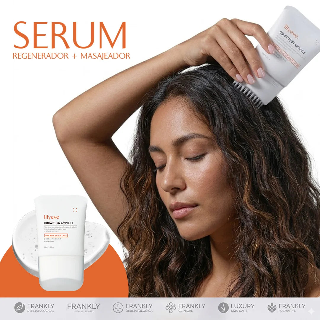 SERUM REGENERADOR CON MASAJEADOR| Adios caida