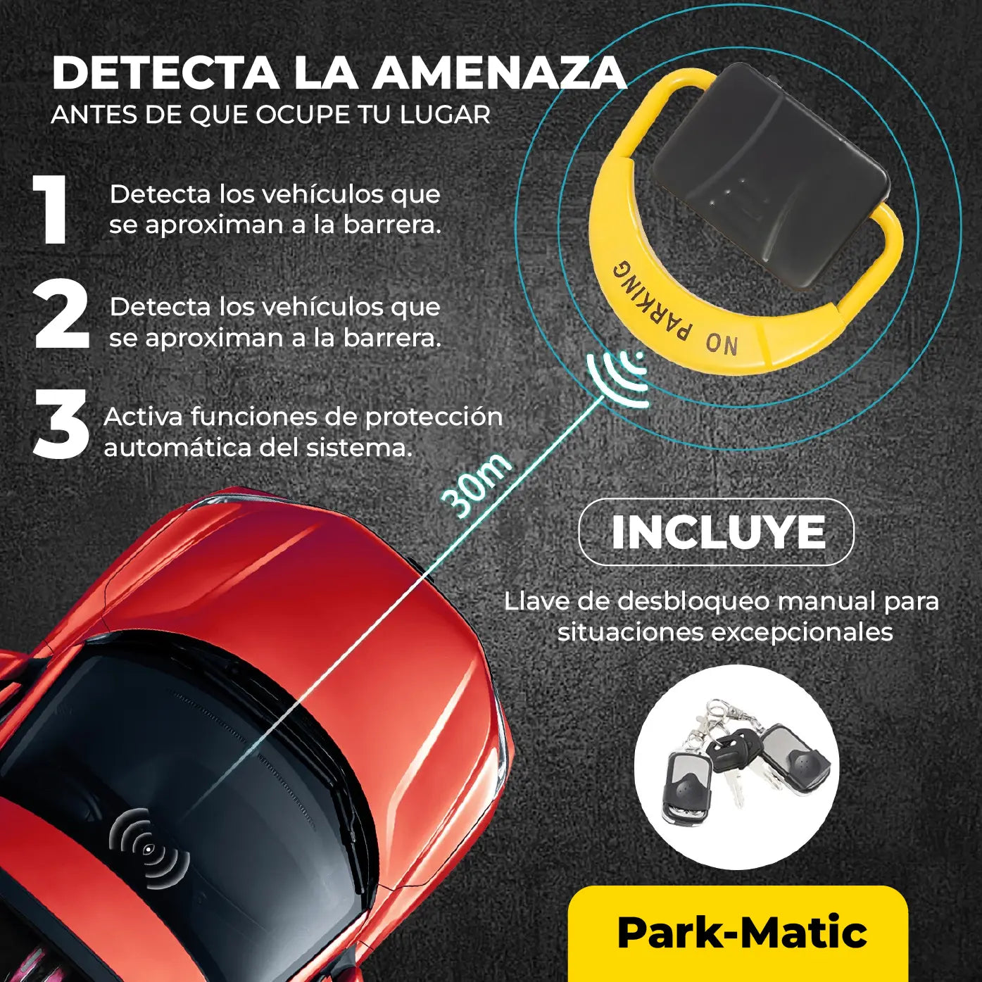 PARK-MATIC | BLOQUEADRO DE PARKING PARA PROTEGER TU ESPACIO DE ESTACIONAMIENTO