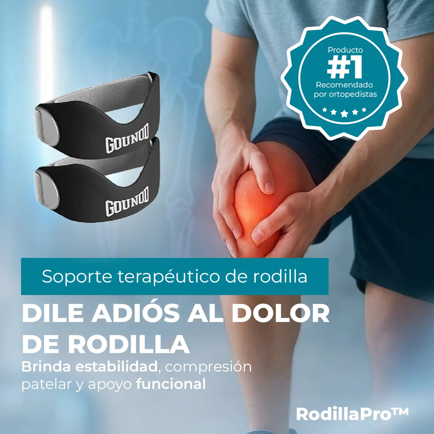 RodillaPro™ | Adiós Dolor | Rodillas más estables y firmes