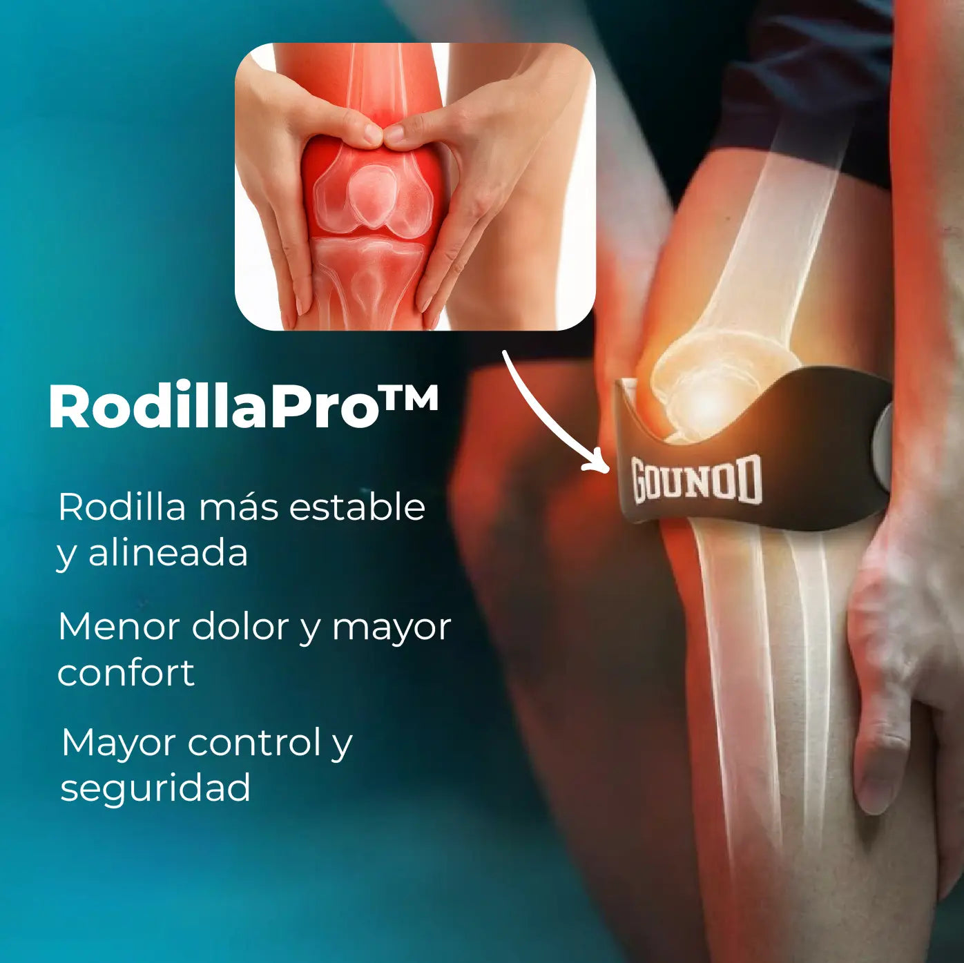 RodillaPro™ | Adiós Dolor | Rodillas más estables y firmes