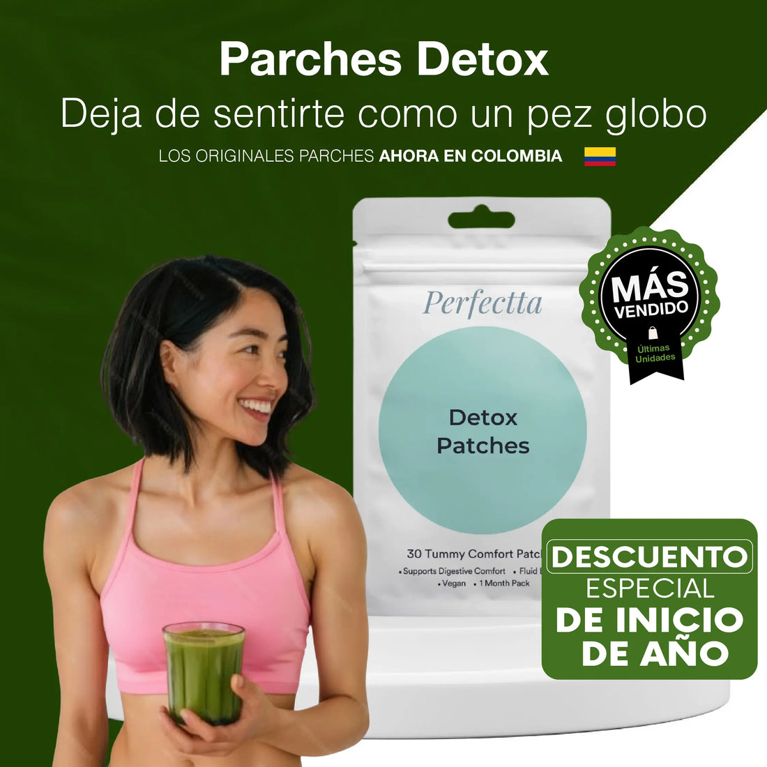 ¡PRODUCTO IMPORTADO 🇺🇲! DETOX PATCHES - DESINTOXICA DESPUÉS DE LOS EXCESOS