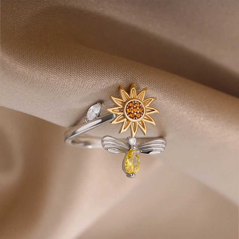 ¡¡PRODUCTO EN TENDENCIA!! ANILLO GIRATORIO DE GIRASOL MKT C