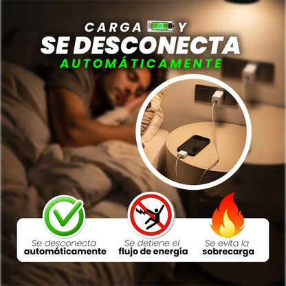 Adaptador inteligente de CARGA | EVITA ACCIDENTES Y INCENDIOS