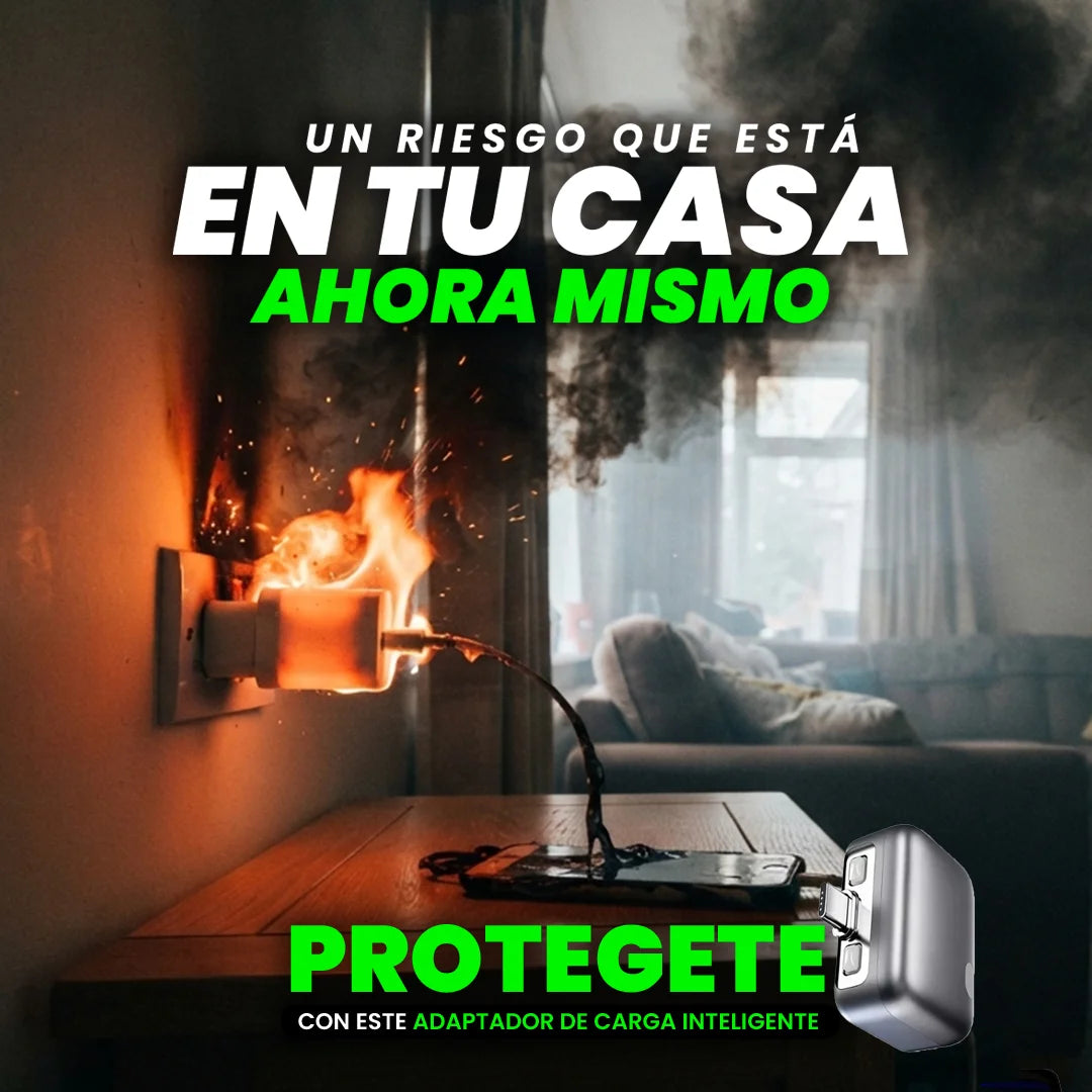 Adaptador inteligente de CARGA | EVITA ACCIDENTES Y INCENDIOS
