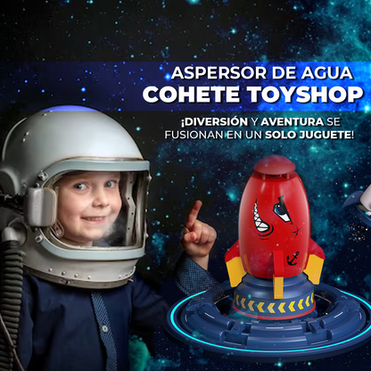 ¡QUINCENAZO! ASPERSOR DE AGUA COHETE TOYSHOP