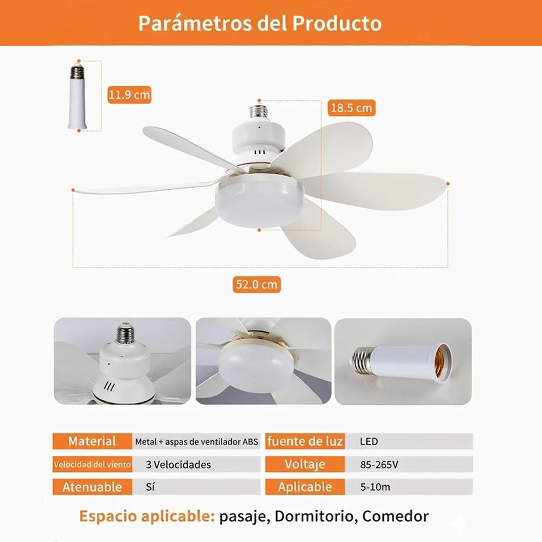 BOMBILO LED 2 EN 1 + CONTROL REMOTO | ¡PRODUCTO IMPORTADO 🇺🇸! 💡❄️