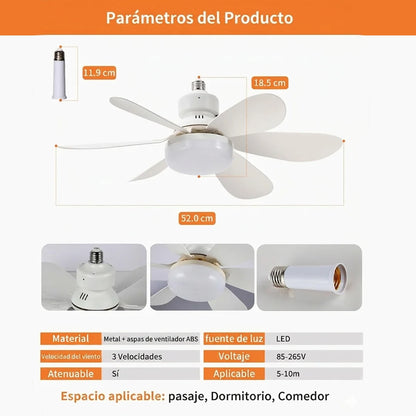 BOMBILO LED 2 EN 1 + CONTROL REMOTO | ¡PRODUCTO IMPORTADO 🇺🇸! 💡❄️