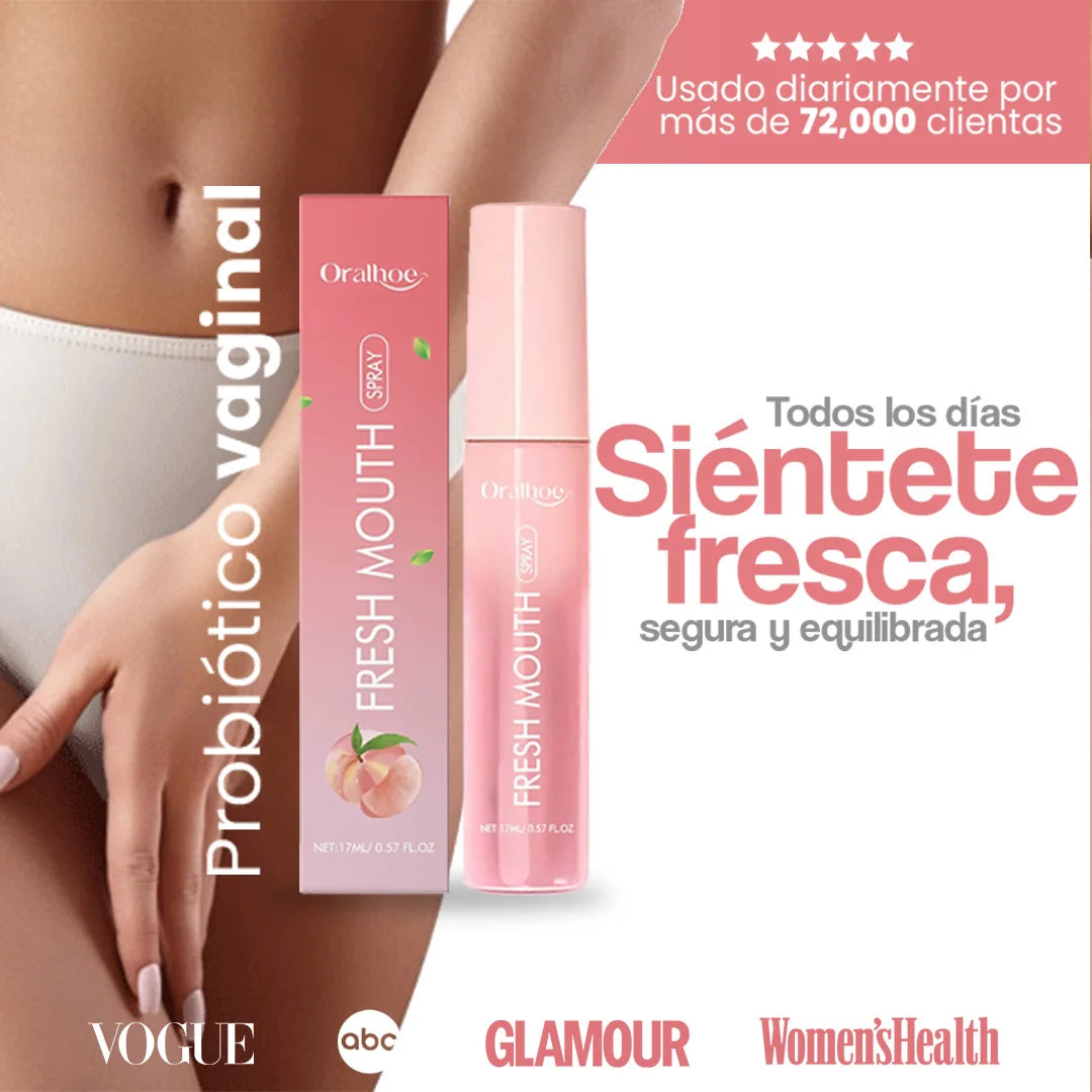 Spray Bucal con Probióticos™ 💎🧬 | Equilibra tu microbiota intestinal y vaginal