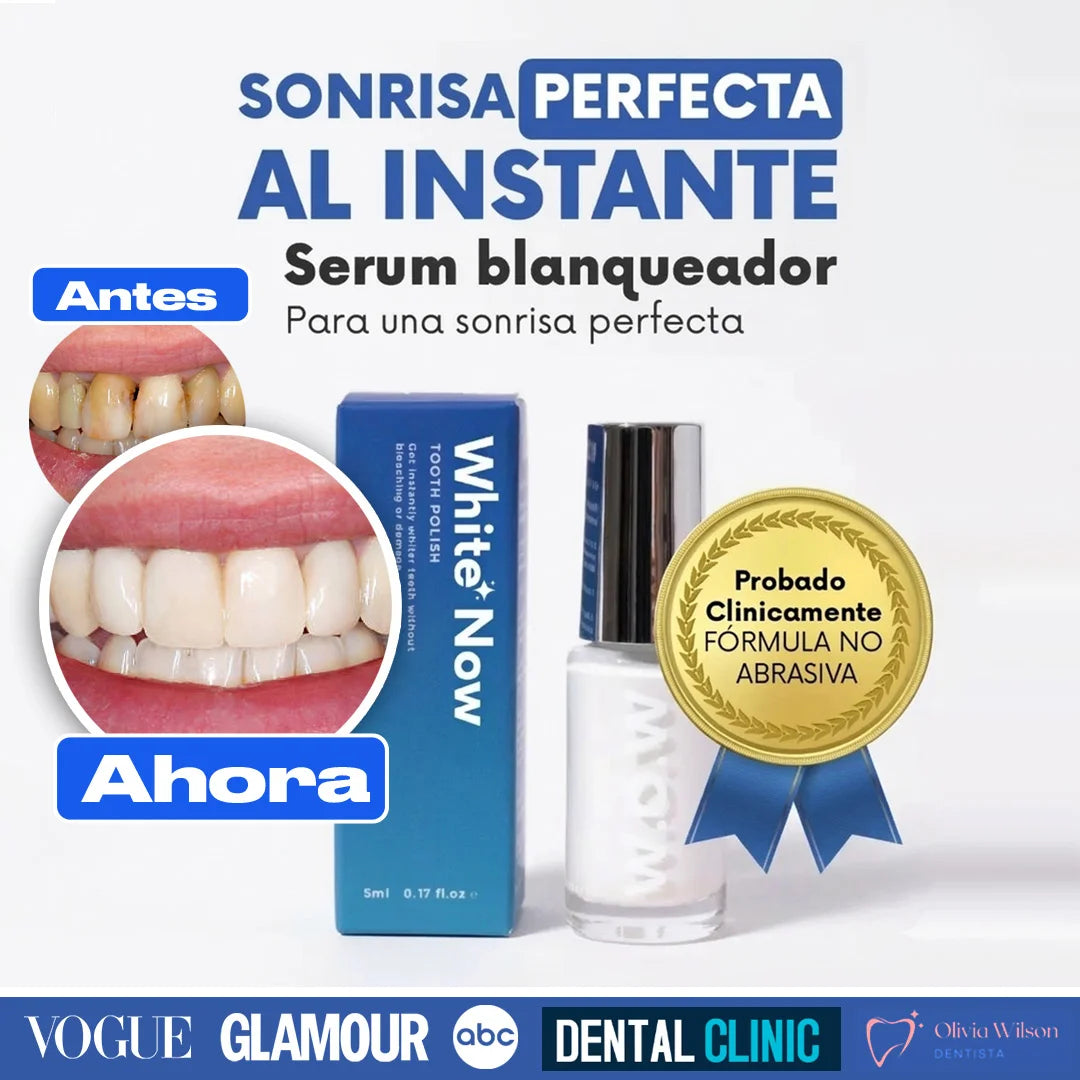 ¡PRODUCTO IMPORTADO 🇺🇲! 🇺🇸 | SERUM BLANQUEADOR DENTAL INSTANTÁNEO WhiteNow™ - SONRISA DESEADA SIN TRATAMIENTOS