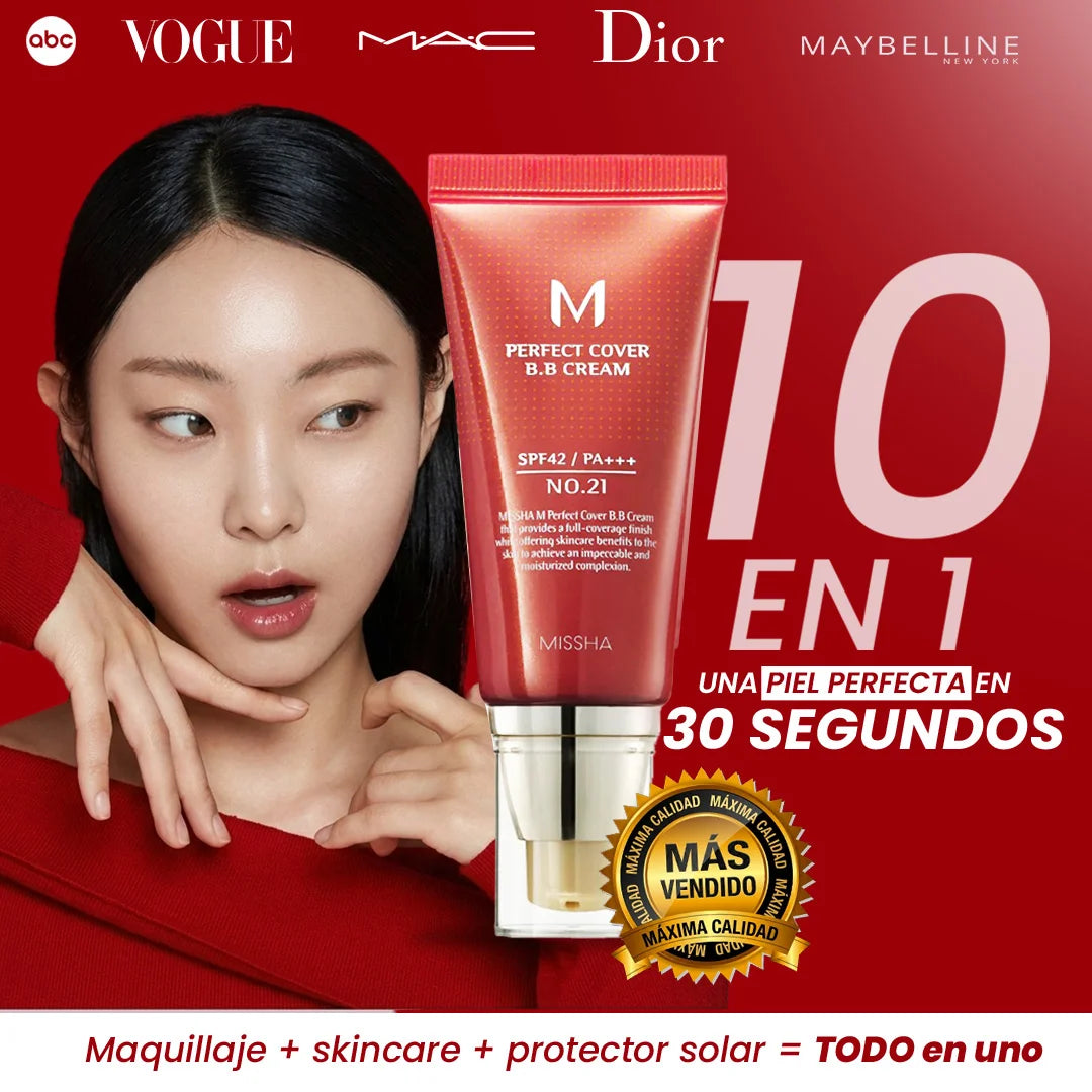 Perfect Cover 10 en 1™ ✨ | BB Cream Importada 