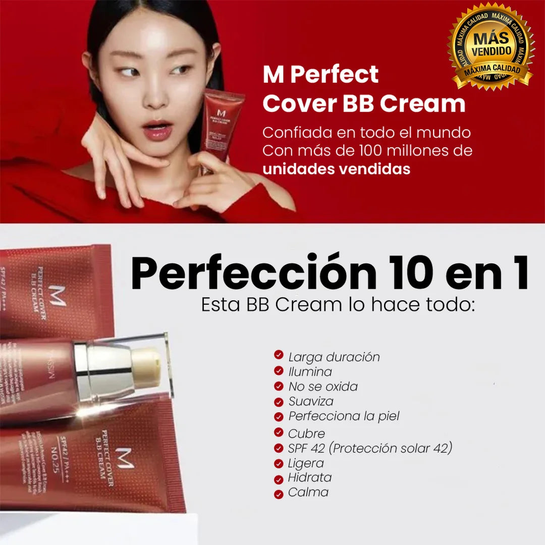Perfect Cover 10 en 1™ ✨ | BB Cream Importada 