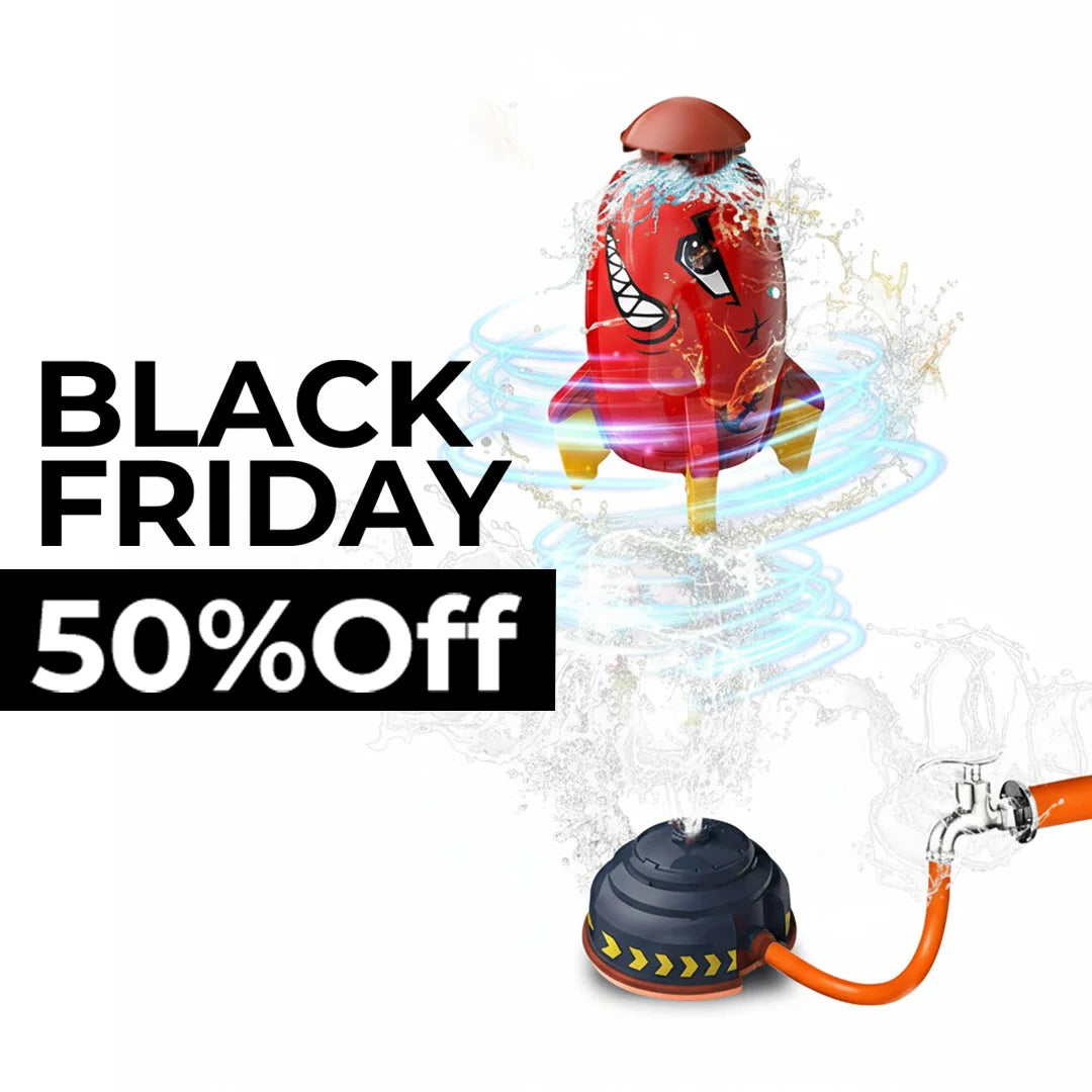 ¡BLACK FRIDAY! 50% OFF ASPERSOR DE AGUA COHETE TOYSHOP 006
