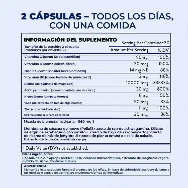 Routine Wellness – Fortalece tu Cabello desde Adentro ✨