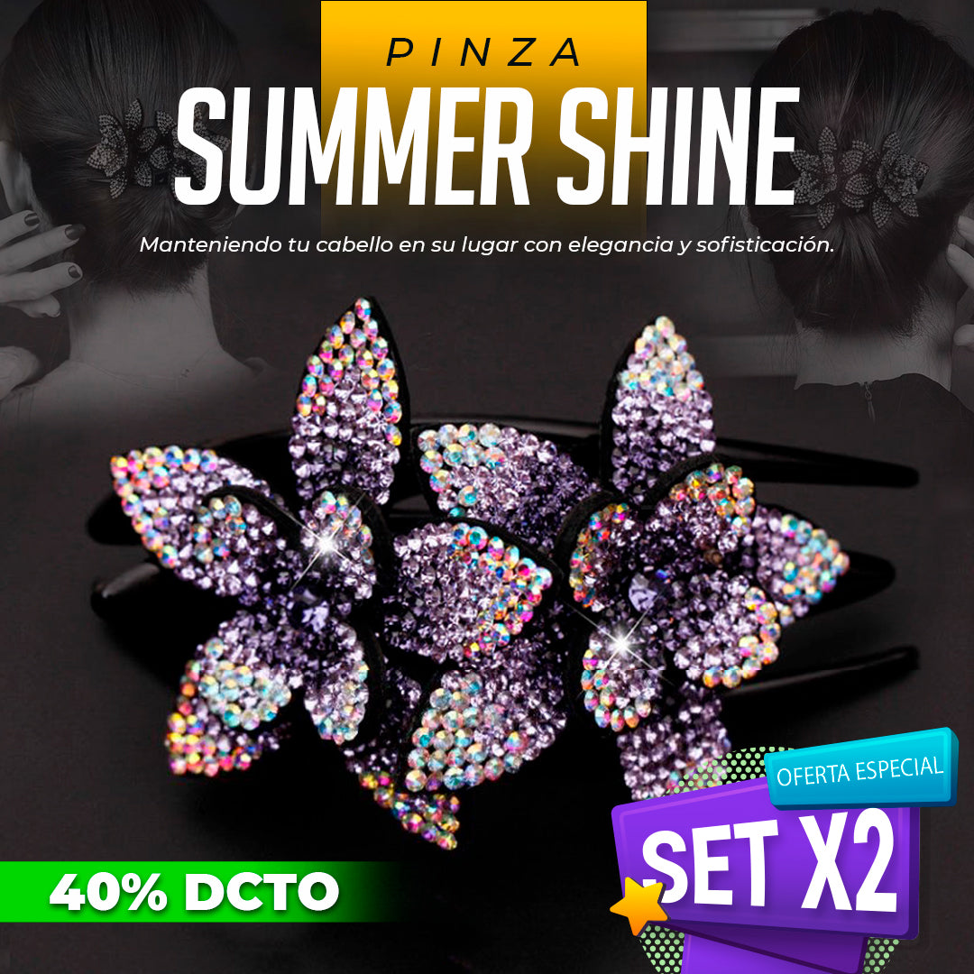 ‼️ PRODUCTO EXCLUSIVO ‼️  SETX2 PINZAS SUMMER SHINE. MKT