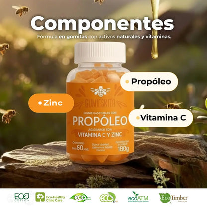 Defensa Natural con Propóleo, Vitamina C y Zinc 🍯