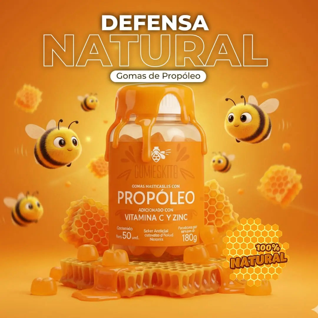Defensa Natural con Propóleo, Vitamina C y Zinc 🍯