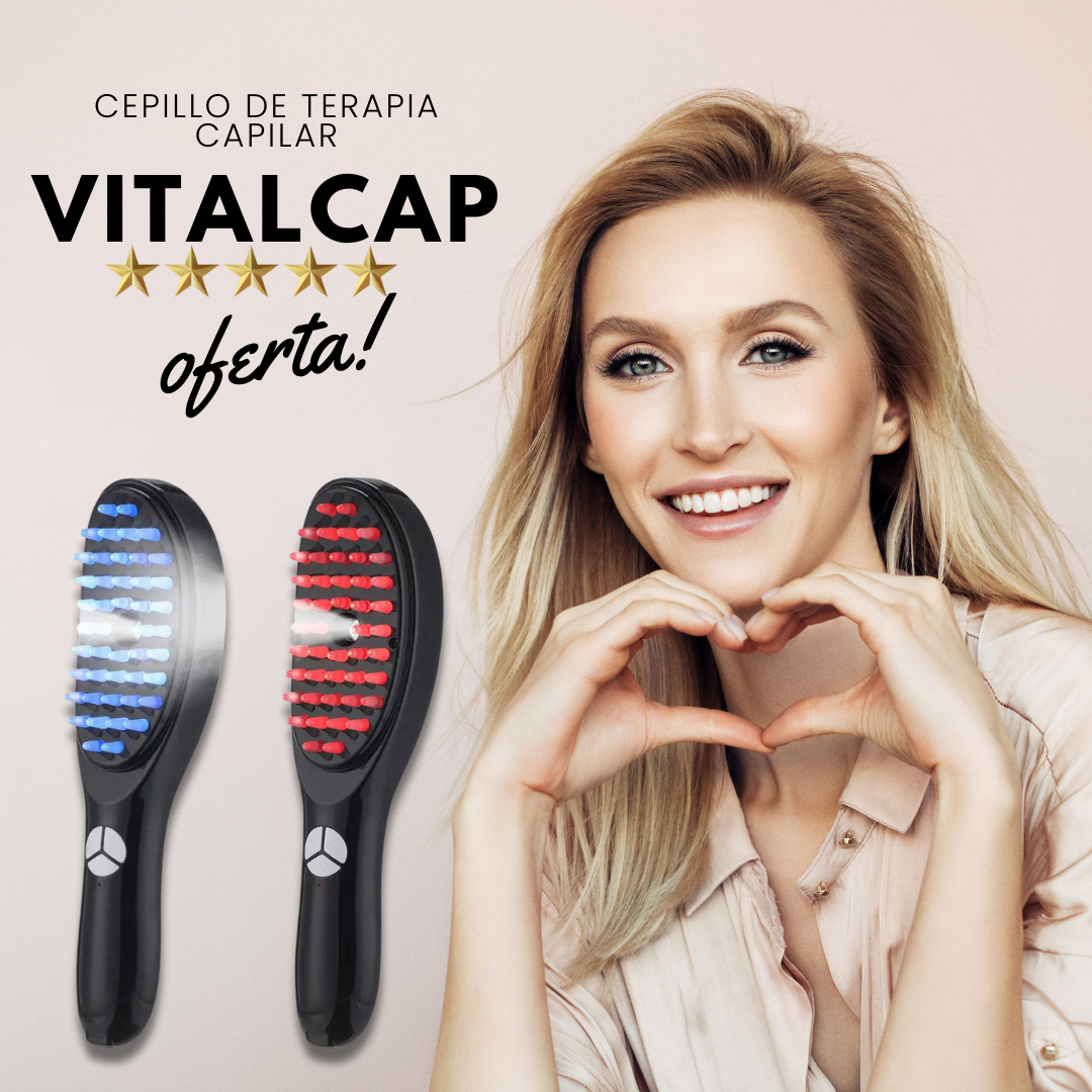 ¡IMPORTADO! CEPILLO TERAPIA CAPILAR VITALCAP